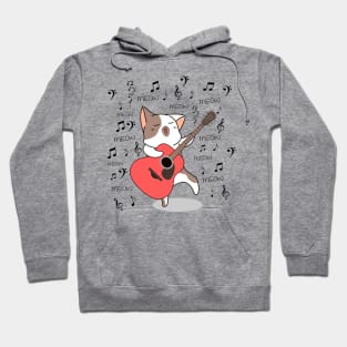 Singing cat, funny and cute design Hoodie